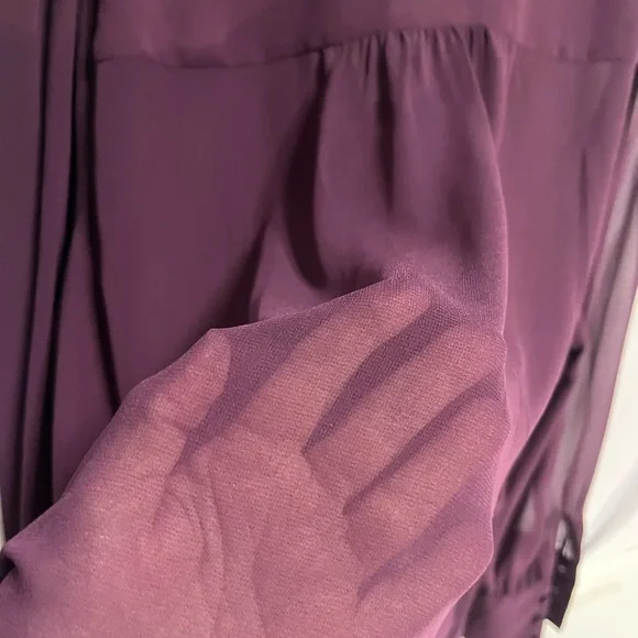 DR2 Deep Purple Women's Blouse DR2 size 2X - Picture 5 of 5